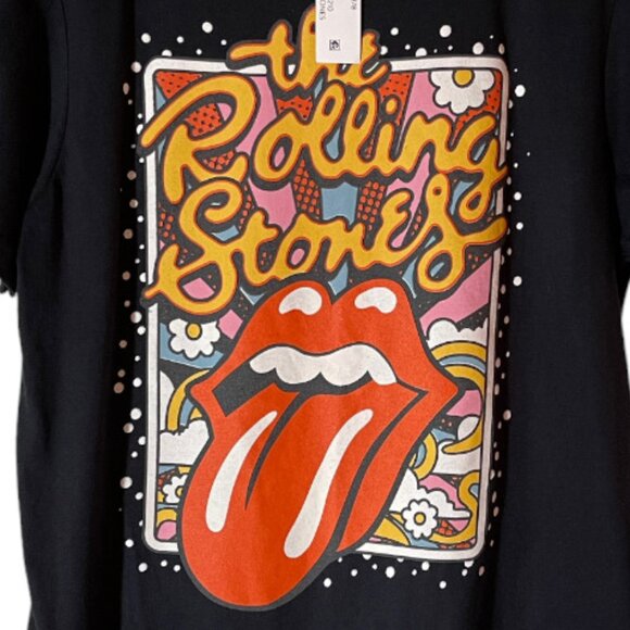 Rolling Stones Classic Tonge & Lips 100% Cotton Concert T Shirt - Unisex - Picture 3 of 5